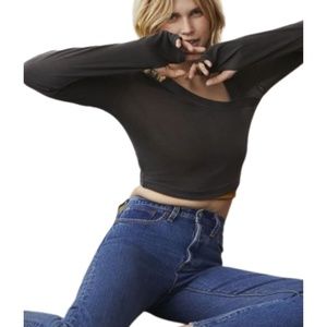 Out From Under Archer Asymmetrical Top Size XS NWT